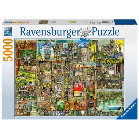 Ravensburger - Puzzle Adulte - Puzzle 5000 pièces - Ville Bizarre - Colin Thompson - Adultes et Enfants à partir de 14 Ans - Puz