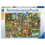 Ravensburger - Puzzle Adulte - Puzzle 5000 pièces - Ville Bizarre - Colin Thompson - Adultes et Enfants à partir de 14 Ans - Puz