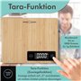 ProfiCook® PC-KW 1271 Balance de cuisine numérique 100% bambou Plage de mesure jusqu'à 5000 g Balance de cuisine numérique avec