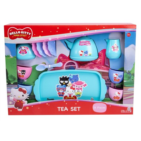 Simba Hello Kitty 109281147 Service à thé 16 pièces avec théière