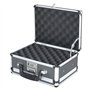 HMF 14411-02 Valise pour Deux Pistolets en Aluminium | Double Face | 31 x 26 x 15 cm | Noir