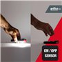 Wiha Lampe portative 1 200 lm I avec capteur ON/OFF I baladeuse avec variateur d’intensité I lampe portative LED sans fil I rech