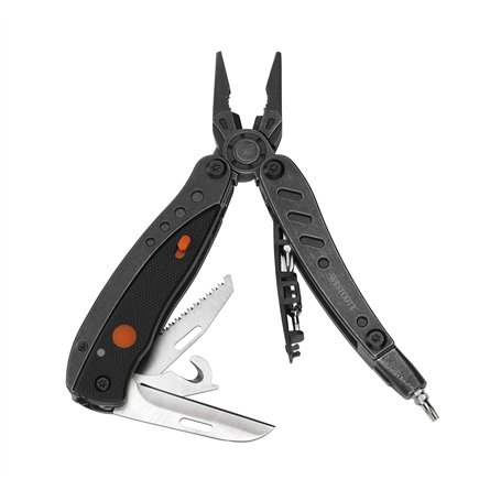 Westcott E-84035 00 Outil multifonction 6 fonctions en acier inoxydable avec lumière LED intégrée Noir 10