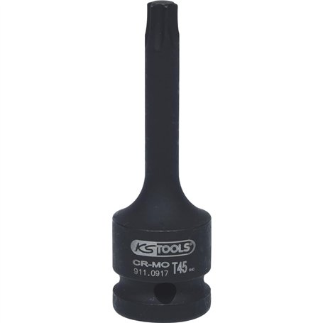 KS TOOLS 911.0917 Douille Longue à Chocs Torx 1/2"