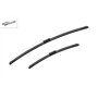 Bosch A027S - Balais d'essuie–glace Aerotwin - Longueur : 700/450 mm - 1 paire de balais avant, Noir