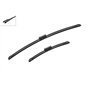 Bosch A746S - Balais d'essuie–glace Aerotwin - Longueur : 600/340 mm - 1 paire de balais avant, Noir