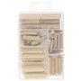 BGS Diy 88162 | Assortiment de chevilles bois | Ø 5-10 mm | 53 pièces