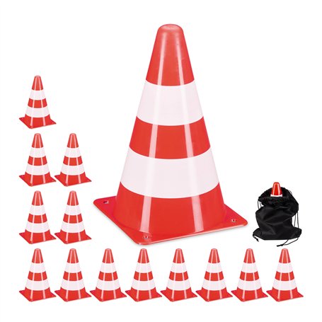 Relaxdays Cônes de travaux