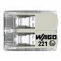 Wago 221-682 Lot de 50 bornes de connexion compactes 2 échelles 6 mm