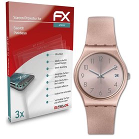 atFoliX Protecteur d'écran compatible avec Swatch Pinkbaya Film Protecteur