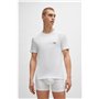 Boss Hommes Tshirt RN 3P Classic Lot de Trois t-Shirts en Coton à Logo brodé