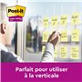 Post-it Z-Notes Autocollantes Super Sticky, Pack de 12 Blocs, 90 Feuilles par Bloc, 76 mm x 76 mm, Jaune Pastel - Feuillets Supe