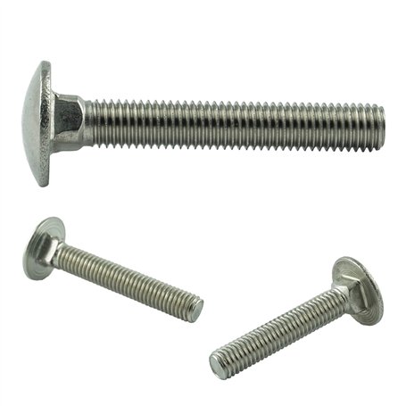 AGBERG Lot de 10 vis à tête bombée M6 x 40 mm