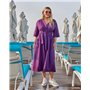 Burda style Patron de couture pour femme #5724 Robe midi avec effet enveloppant et robe avec ceinture Taille 36-48