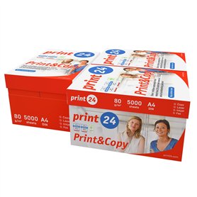 print24 Lot de 15 000 feuilles de papier A4 pour imprimante et photocopieur