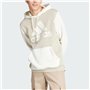 adidas Homme Essentials Fleece Big Logo Hoodie, Putty Grey/Off White, M