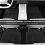 WOLTU Tapis de Voiture Universel,Voiture Tapis de Sol Tapis en Caoutchouc Set Noir
