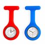 Pulox Montre infirmière avec échelle de pouls, Set de 1x Montre à Quartz et 6X Housses hygiéniques en Silicone + 6 épingles