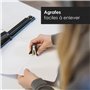 OfficeTree - Agrafeuse à long bras Agrafeuse avec 1 dégrafeuse et 1000 agrafes - Agrafeuse à long bras idéale pour les brochures
