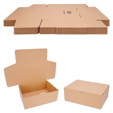 verpacking Boîtes pliantes 350 x 250 x 130 mm Marron (dimensions extérieures 355 x 255 x 135 mm) WP 50 Carton d'expédition DHL C