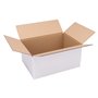 verpacking Lot de 25 cartons pliables - 300 x 215 x 140 mm - Blanc (dimensions extérieures : 305 x 220 x 150 mm) - KK 30 - Carto