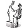 BRUBAKER Homme à Vis Médecin avec Stéthoscope pour Patient - Figure en Fer Fait Main Homme en Métal - Figure en Métal Idée de Ca