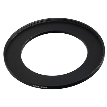 vhbw Bague d'adaptation de Filtre Step-Up de 67 mm vers 95 mm pour Objectif d'appareil Photo - Adaptateur