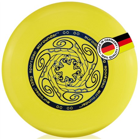 Eurodisc 135g Frisbee Frisbeach Junior/Enfants Ultime Jaune