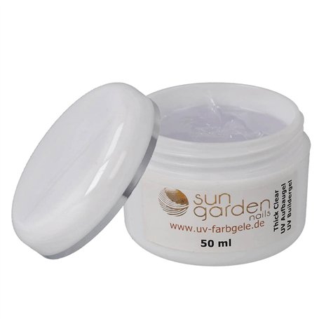 Sun Garden Nails - Gel UV de construction classique - gel transparent de 50 ml