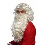 WIG ME UP - 46-A + B-ZA613 Perruque et Barbe Set Deluxe Père Noël Santa Claus Nikolaus Dieu Blond Blanc Clair