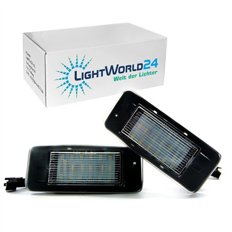LIGHTWORLD24 Éclairage LED de plaque d'immatriculation