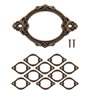 Fuxxer FUXXER - Lot de 10 cadres pour fenêtre en laiton bronze vieilli style baroque armoire pharmaceutique