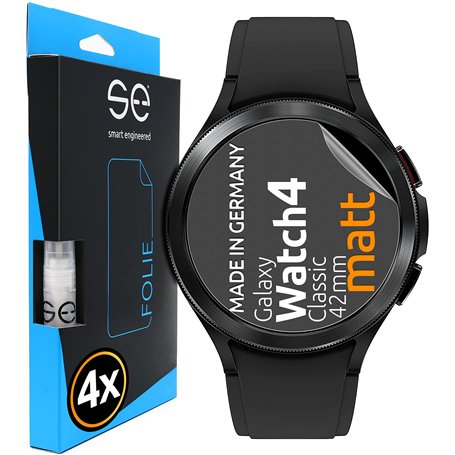 2x se® Film de Protection 3D Antireflet pour Samsung Galaxy Watch 4 Classic (42mm)