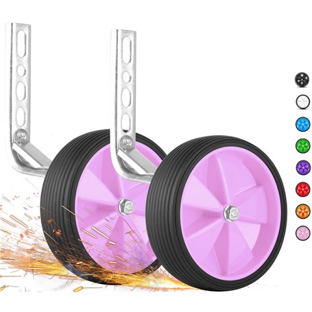 PROMETHEUS BICYCLES Petite roue velo enfant universel | 12 14 16 18 pouces Roulette velo enfant | Stabilisateurs vélos - constru