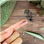 AMZfishing® Lot de 20 émerillons Drop-Shot | Émerillons de pêche | Tourbillons Drop Shot | Jeu de tourbillons | Émerillons de pê