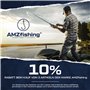AMZfishing® Lot de 20 émerillons Drop-Shot | Émerillons de pêche | Tourbillons Drop Shot | Jeu de tourbillons | Émerillons de pê