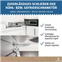 Lot de charnières de porte inférieures comme AEG 4055504197 pour réfrigérateur