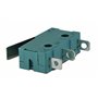 Lot de 2 micro-boutons 3 broches 250 V 5 A 2 positions ON/ON Interrupteur de fin de course avec bras de levier Interrupteur à ba