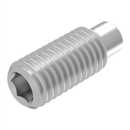 SECCARO Lot de 20 vis sans tête avec six pans creux et tenon M5 x 12 mm