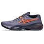 ASICS Homme Gel-Resolution X Sneaker, Violet GRISÂTRE/Orange Nova, 47 EU