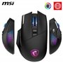 MSI VERSA PRO WIRELESS + MOUSE DOCK PRO Souris gaming - Station d'accueil, capteur optique 26000 DPI, balayage 1000 Hz, pour dro