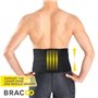 Bracoo BS33 Ceinture Lombaire avec 4 Baleines – Double Ajustement & Tissu Respirant – Soulagement Efficace des Douleurs Lombaire