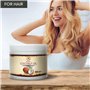 Beurre de Coco 500ml - Cocos Nucifera - Huile Végétale - Pressée à Froid - Non-Raffiné - Soins du Visage - Huile pour Peau - Hui