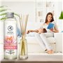 Recharge Diffuseur Roseaux de Nénuphar 200ml - Diffuseur d'Ambiance avec Parfum Floral - Assainisseur de Air - Parfum de Ambianc