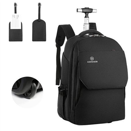 Hivexagon Sac à Dos Ordinateur Portable à Roulettes