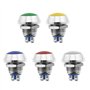 EMSea 5pcs Interrupteurs à Bouton-Poussoir Momentané 12mm 5A 12V DC Étanche en Laiton Rond Interrupteur Marche/Arrêt pour Dispos