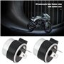 YINETTECH Lot de 2 Relais Clignotants à 2 Broches pour Moto 6 V avec Couvercle 18-23 W Compatible avec La Plupart des Motos Et V