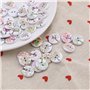 VGOL 200pcs Boutons en Bois Avec Motif d'Arbre Mélangé - Décoratifs Multicolores - Accessoires de Bricolage pour Couture, Artisa