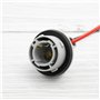 VGOL 4pcs 1156 Douille d'ampoule LED BA15S Support de Lampe Adaptateur Lumière Base Harnais Bouchons Connecteur Pré-câblé Prises