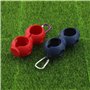 VGOL 2pcs Porte-Balle de Golf avec Boucle à Clip de Suspension Pochette en Silicone Souple pour Balle de Golf Portable Étui de P